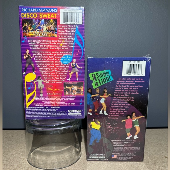 (New X2) Factory Sealed Richard Simmons VHS Tapes - Picture 2 of 2